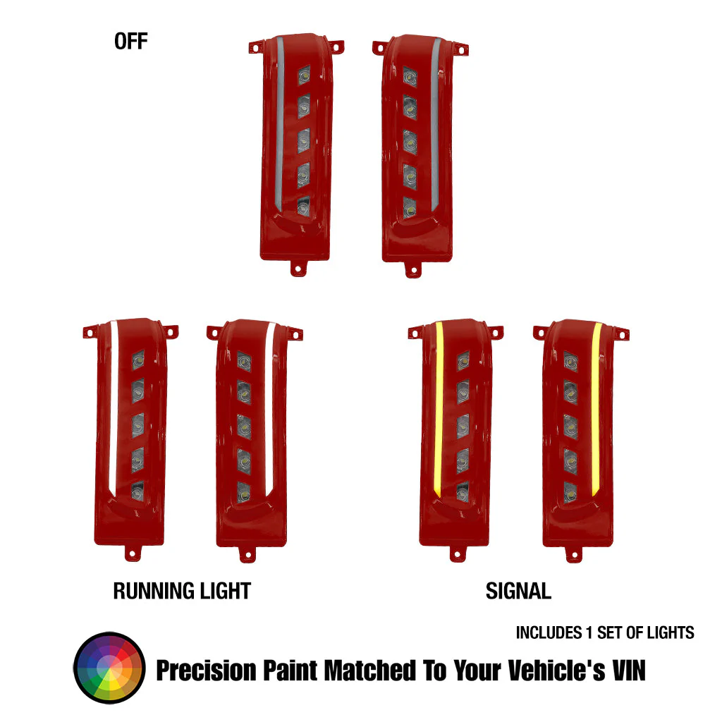 2023-2026 Ram Tow Mirror Marker Lights - Image 12