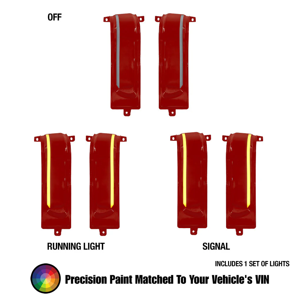 2023-2026 Ram Tow Mirror Marker Lights - Image 9