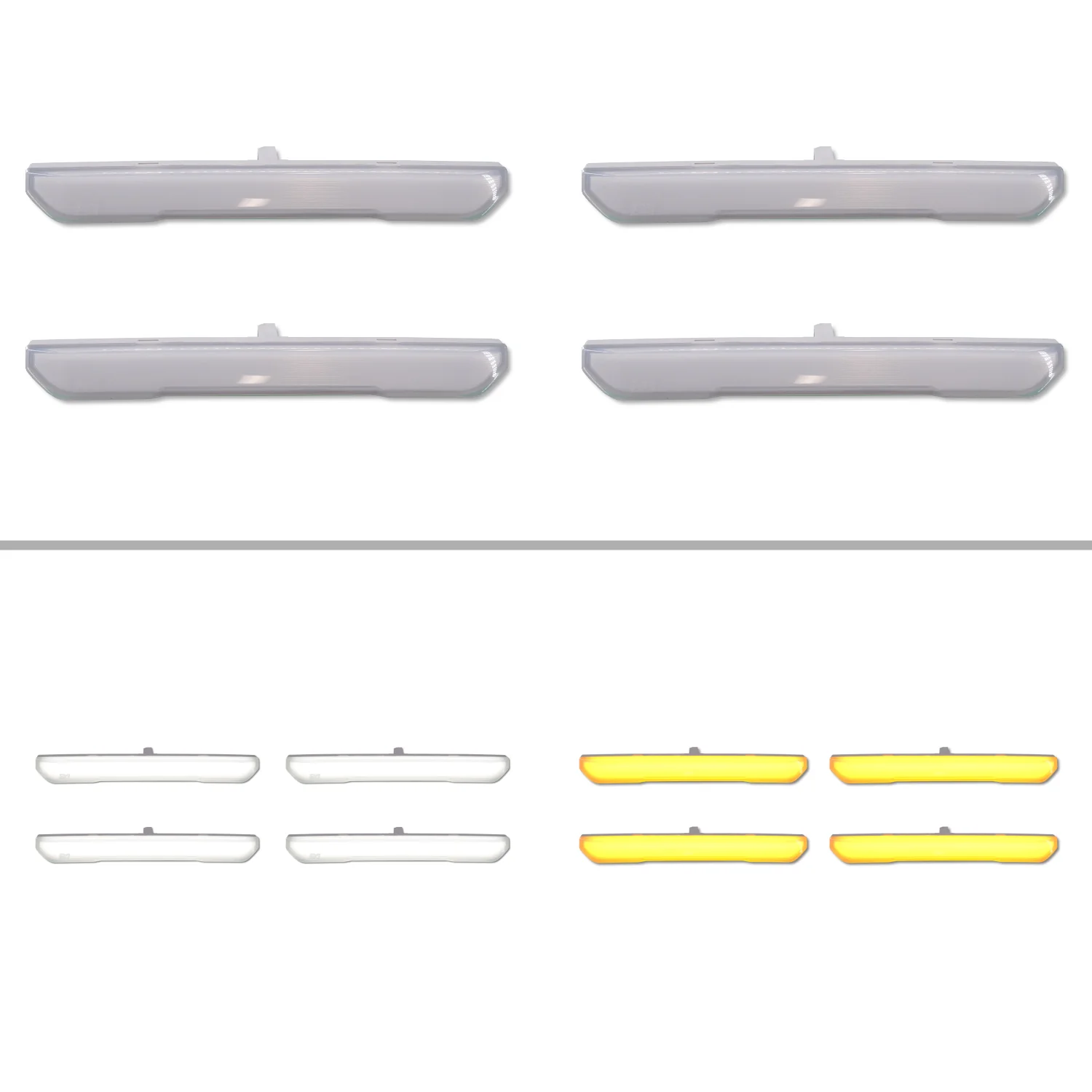 2020-2026 GMC Sierra 2500/3500 Fender Lights - Smoked / Frosted - Image 12