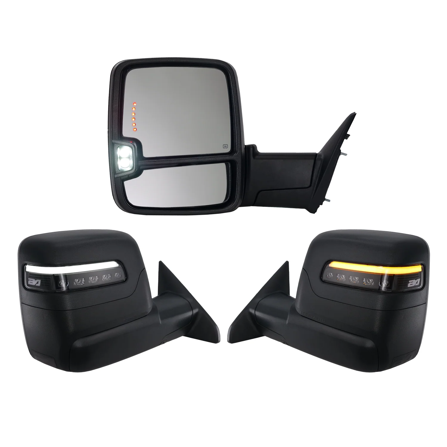 2023+ Style Ram Tow Mirrors | 2019-2022 Dodge Ram 2500/3500