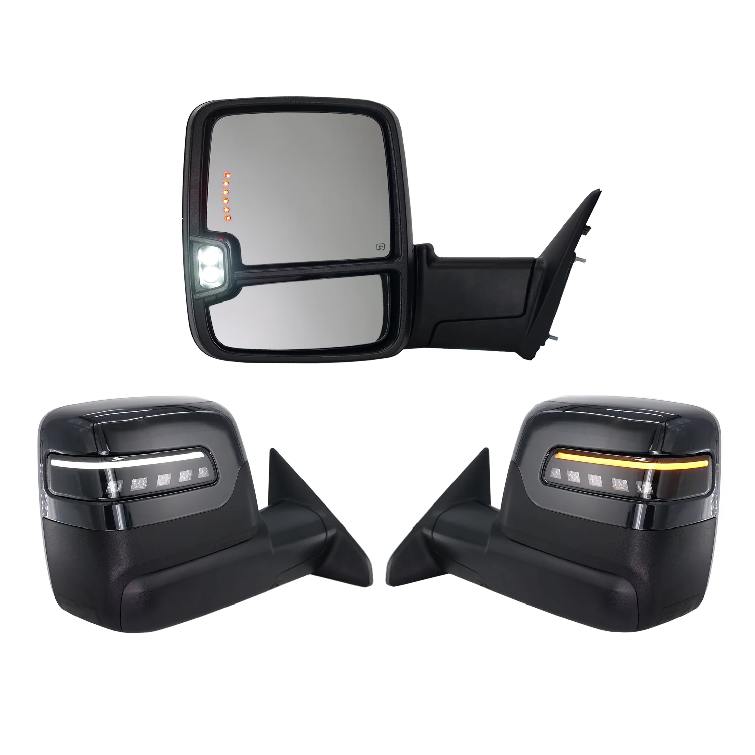 2023+ Style Ram Tow Mirrors | 2019-2022 Dodge Ram 2500/3500 - Image 4