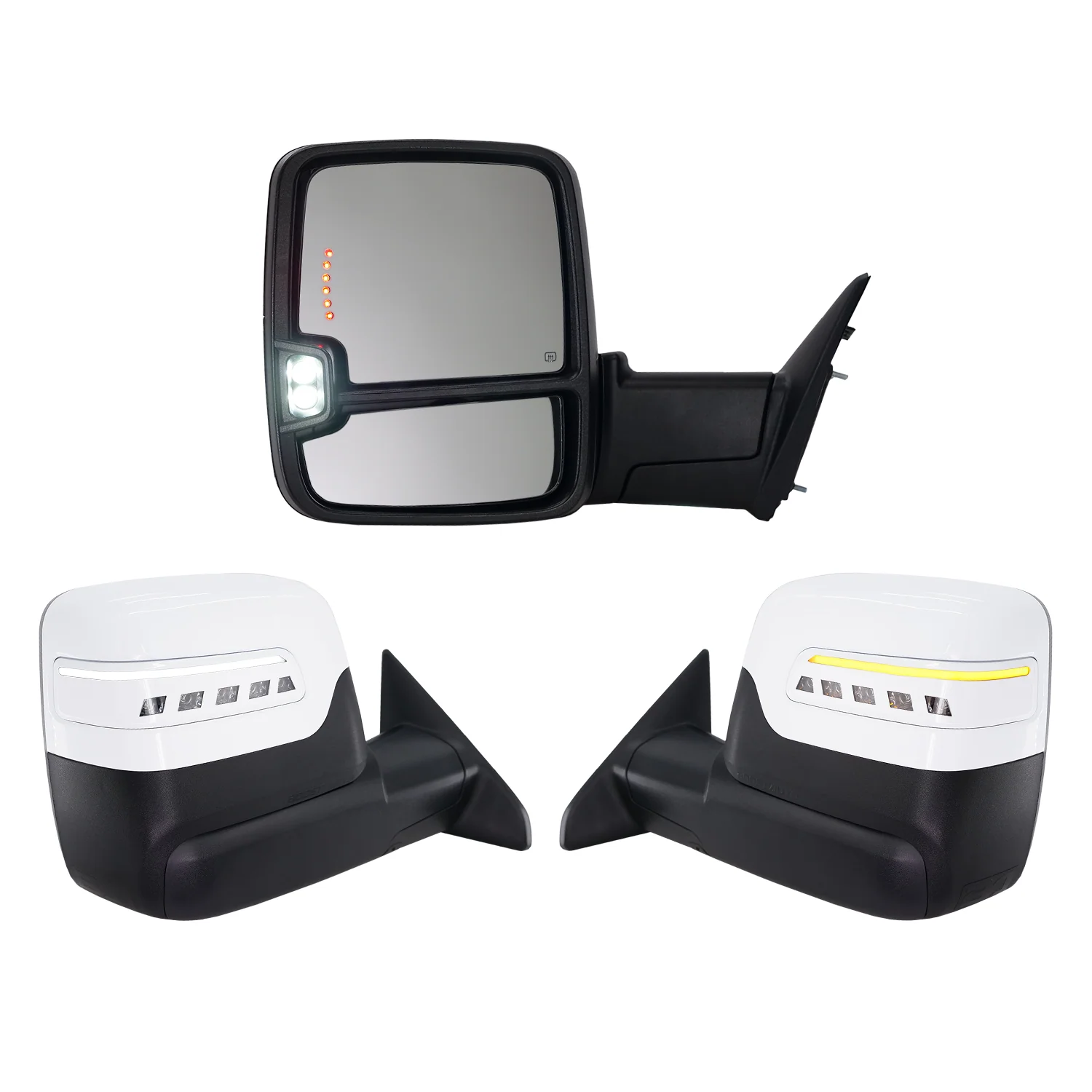 2023+ Style Ram Tow Mirrors | 2019-2022 Dodge Ram 2500/3500 - Image 5