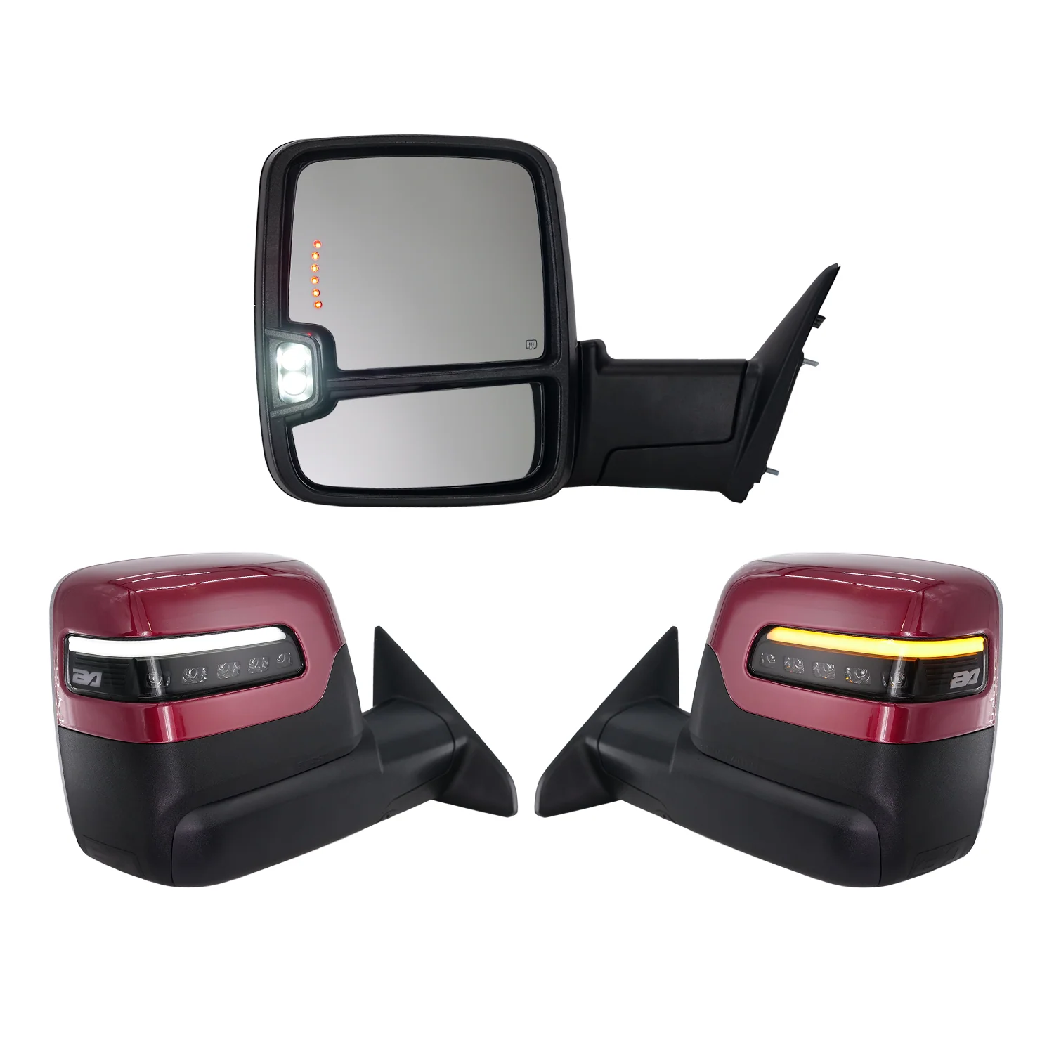 2023+ Style Ram Tow Mirrors | 2019-2022 Dodge Ram 2500/3500 - Image 6