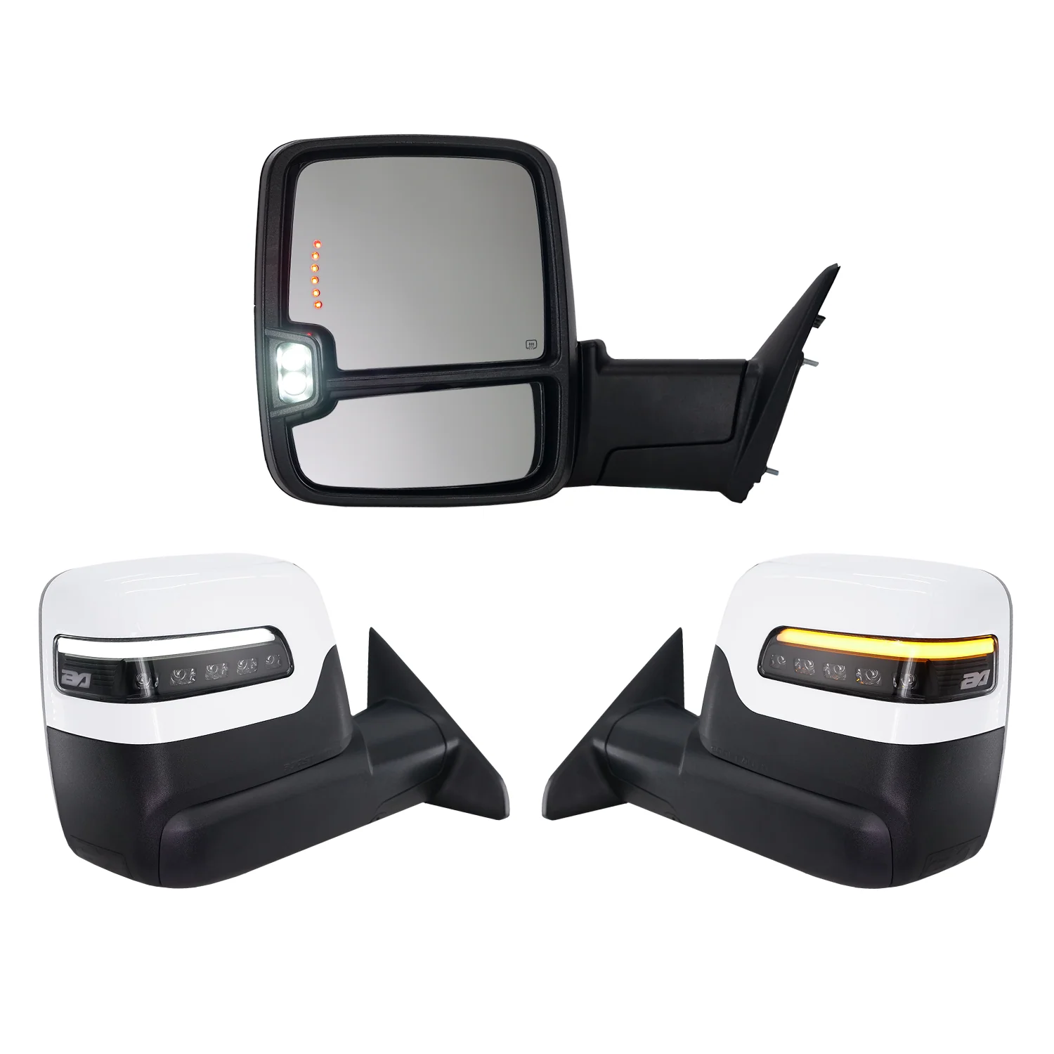 2023+ Style Ram Tow Mirrors | 2019-2022 Dodge Ram 2500/3500 - Image 8