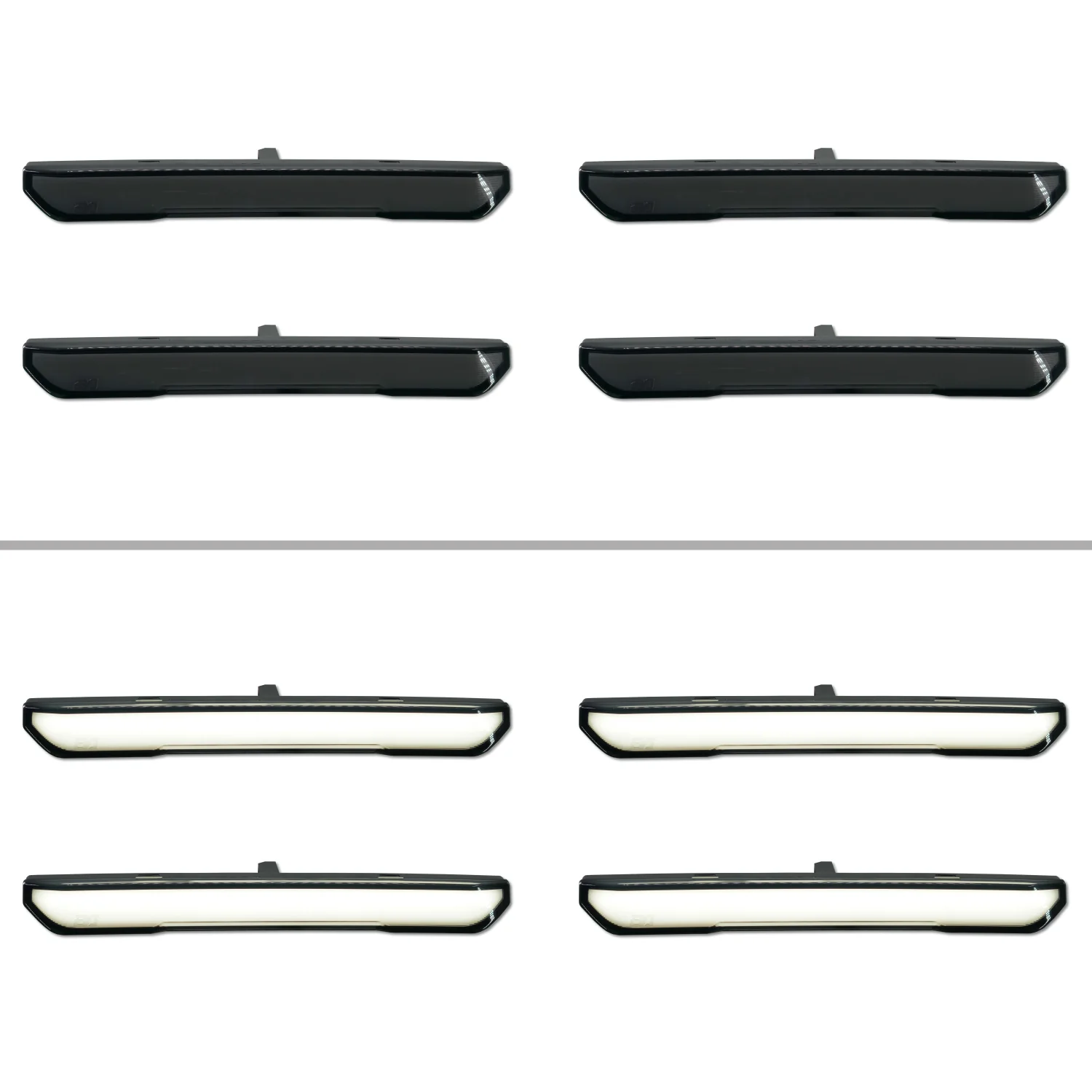 2020-2026 GMC Sierra 2500/3500 Fender Lights - Smoked / Frosted - Image 19