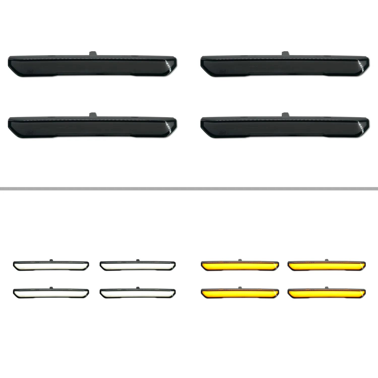 2020-2026 GMC Sierra 2500/3500 Fender Lights - Smoked / Frosted - Image 9