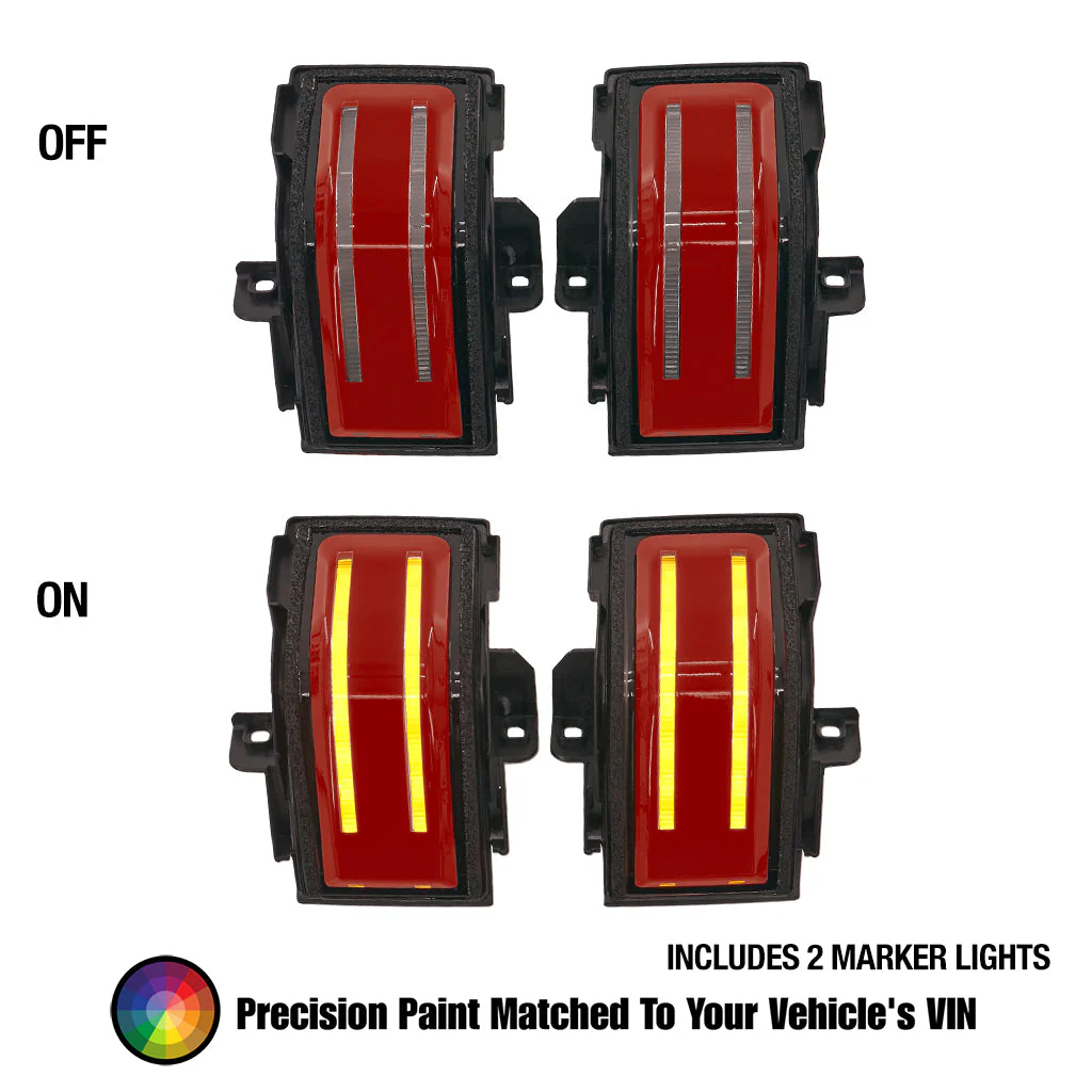 Ford Super Duty Tow Mirror Lights (2017-2026) - Strip or Switchback - Image 7