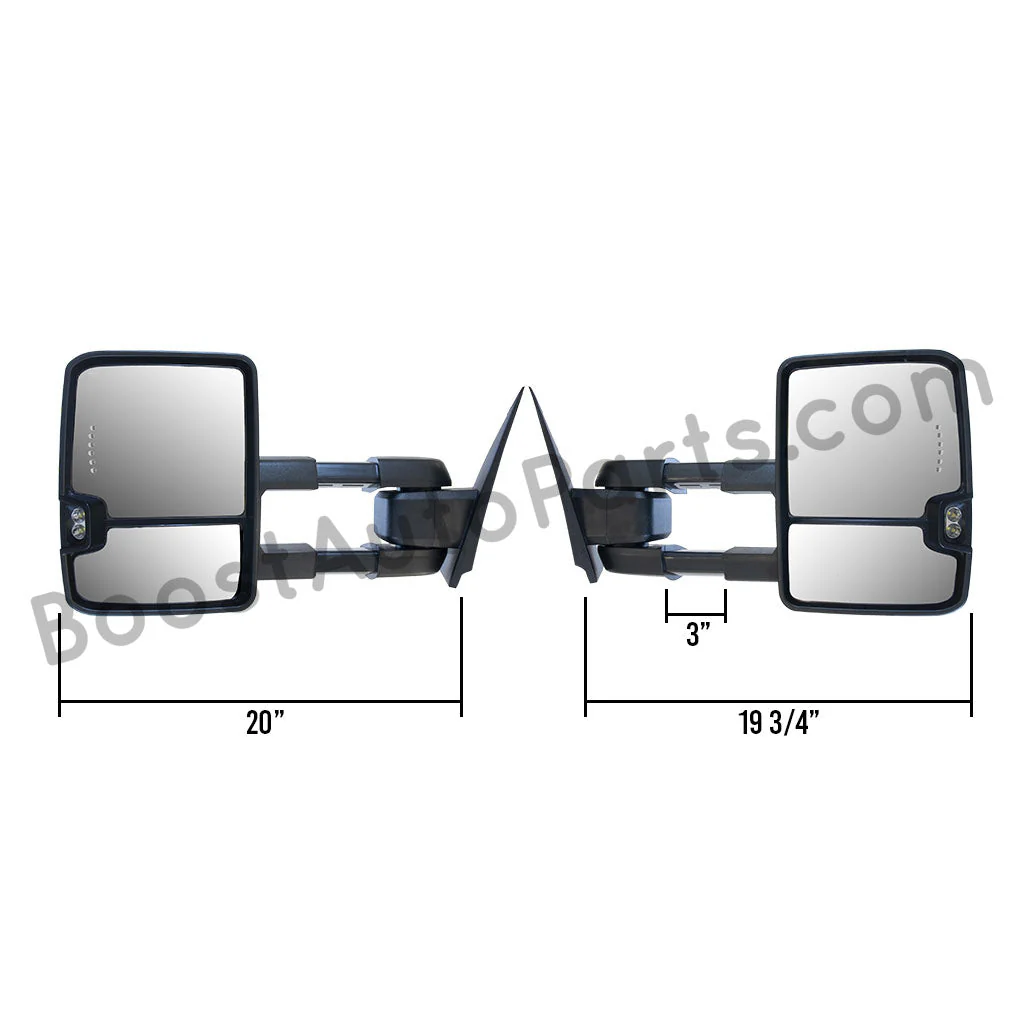 GM Style Dodge Ram 1500 Tow Mirrors (2019-2024) - Style 2 - Image 9