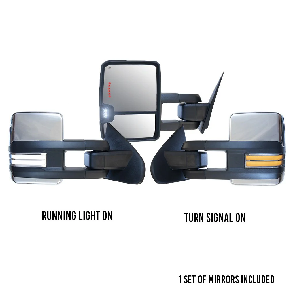 GM Style Dodge Ram 2500/3500 Tow Mirrors (2019-2022) - Style 2 - Image 43
