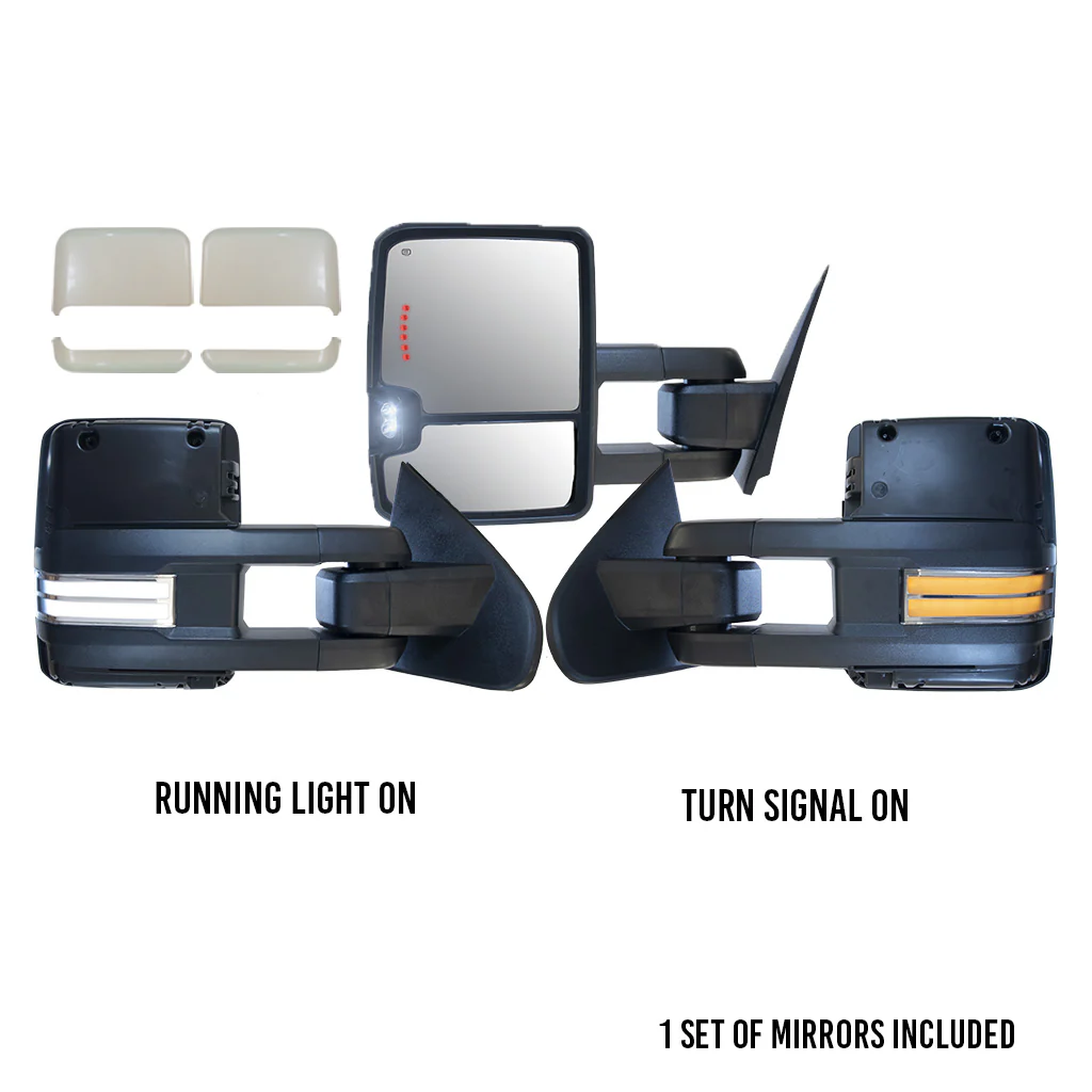 GM Style Dodge Ram 2500/3500 Tow Mirrors (2003-2009) - Style 2 - Image 53