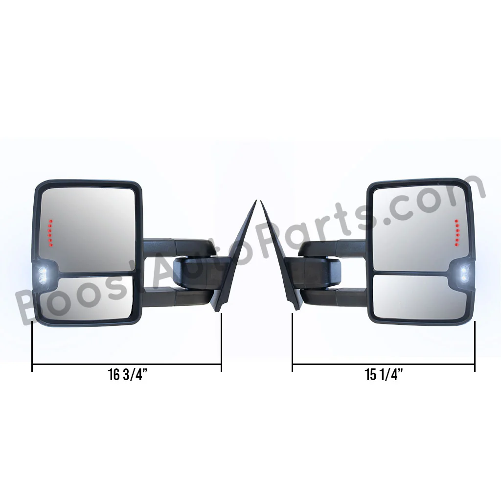 GM Style Dodge Ram 2500/3500 Tow Mirrors (2003-2009) - Style 2 - Image 8
