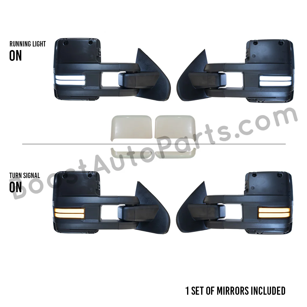 GM Style Dodge Ram 2500/3500 Tow Mirrors (2010-2018) - Style 2 - Image 39