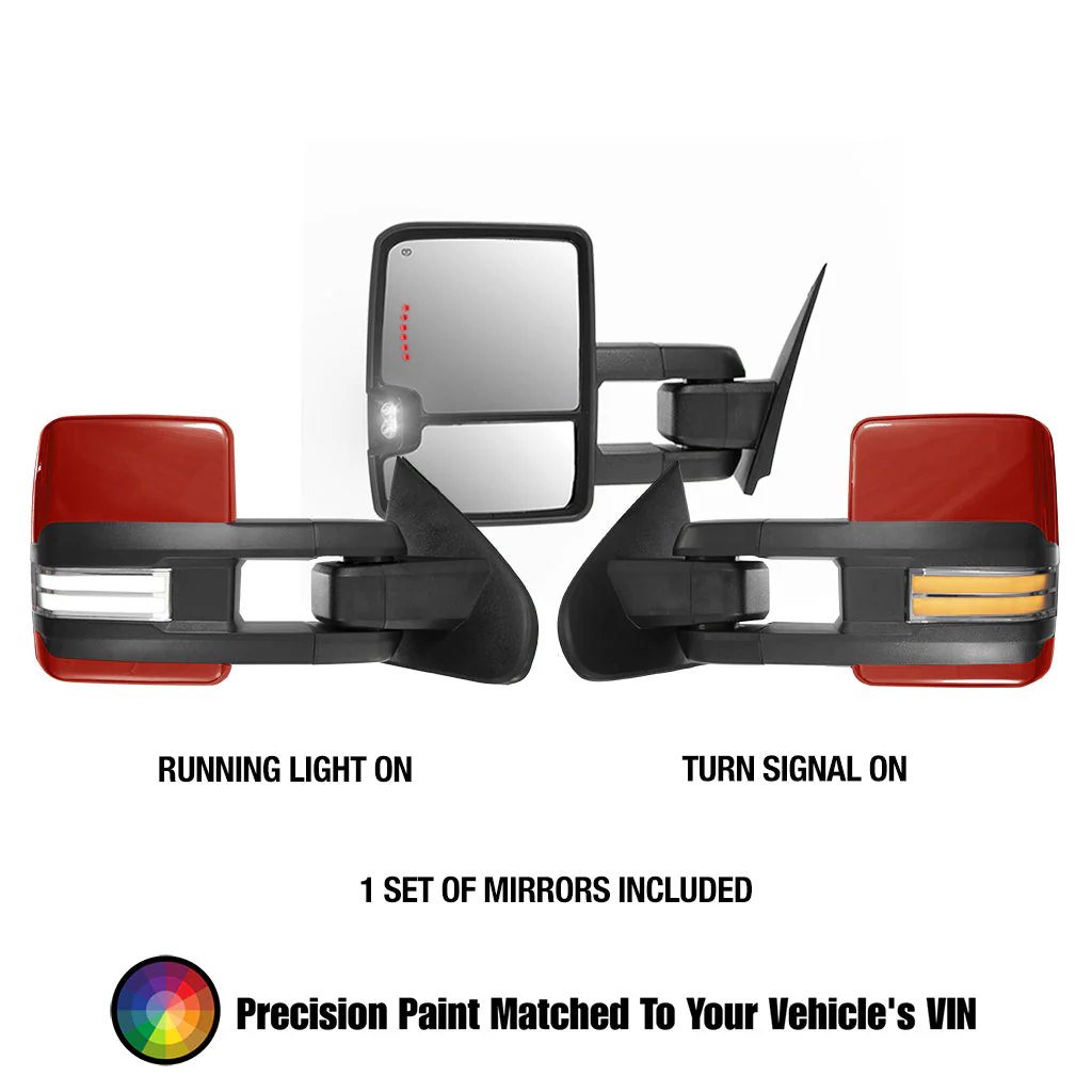 GM Style Dodge Ram 2500/3500 Tow Mirrors (2010-2018) - Style 2 - Image 5
