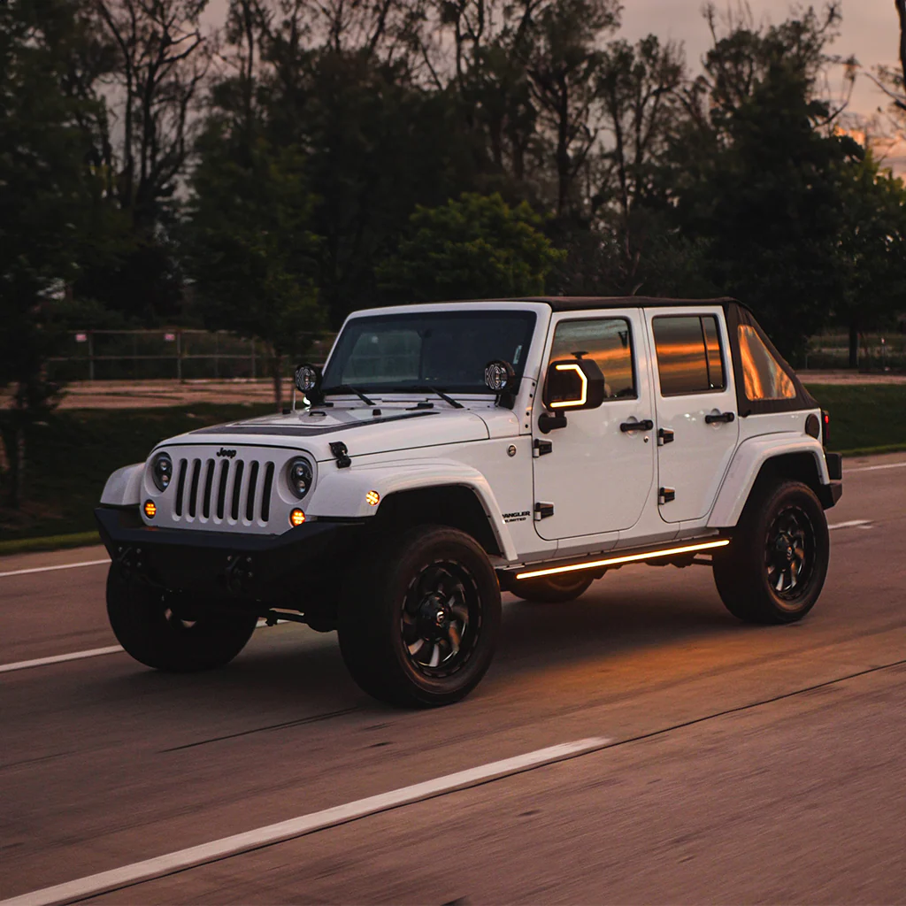 Lumastep M1 Light Up Running Boards | 2007-2018 Jeep Wrangler JKU - Image 8
