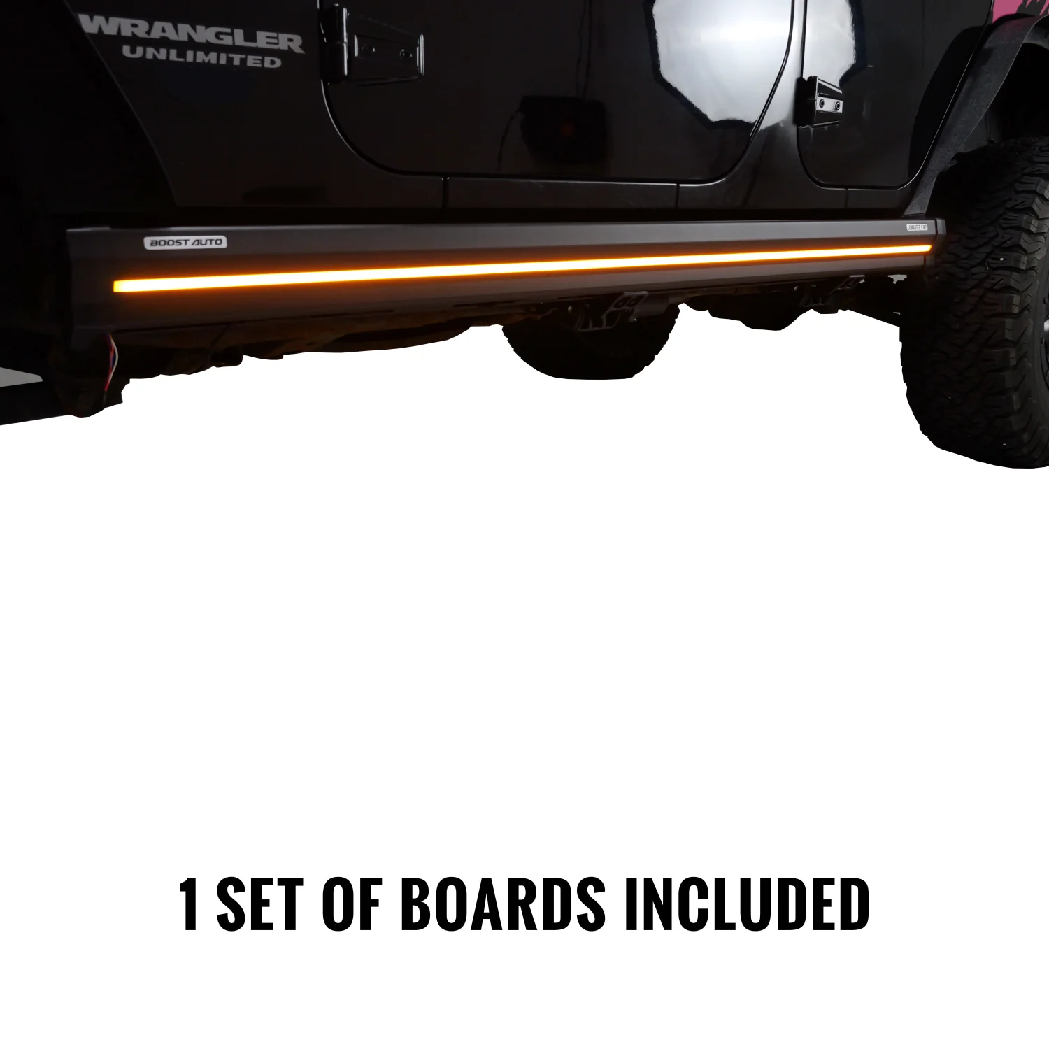 Lumastep M2 Powered Light Up Running Boards | 2007-2018 Jeep Wrangler JKU - Image 3