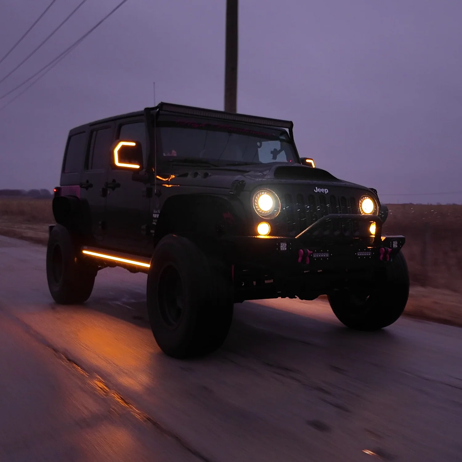 Lumastep M2 Powered Light Up Running Boards | 2007-2018 Jeep Wrangler JKU - Image 6