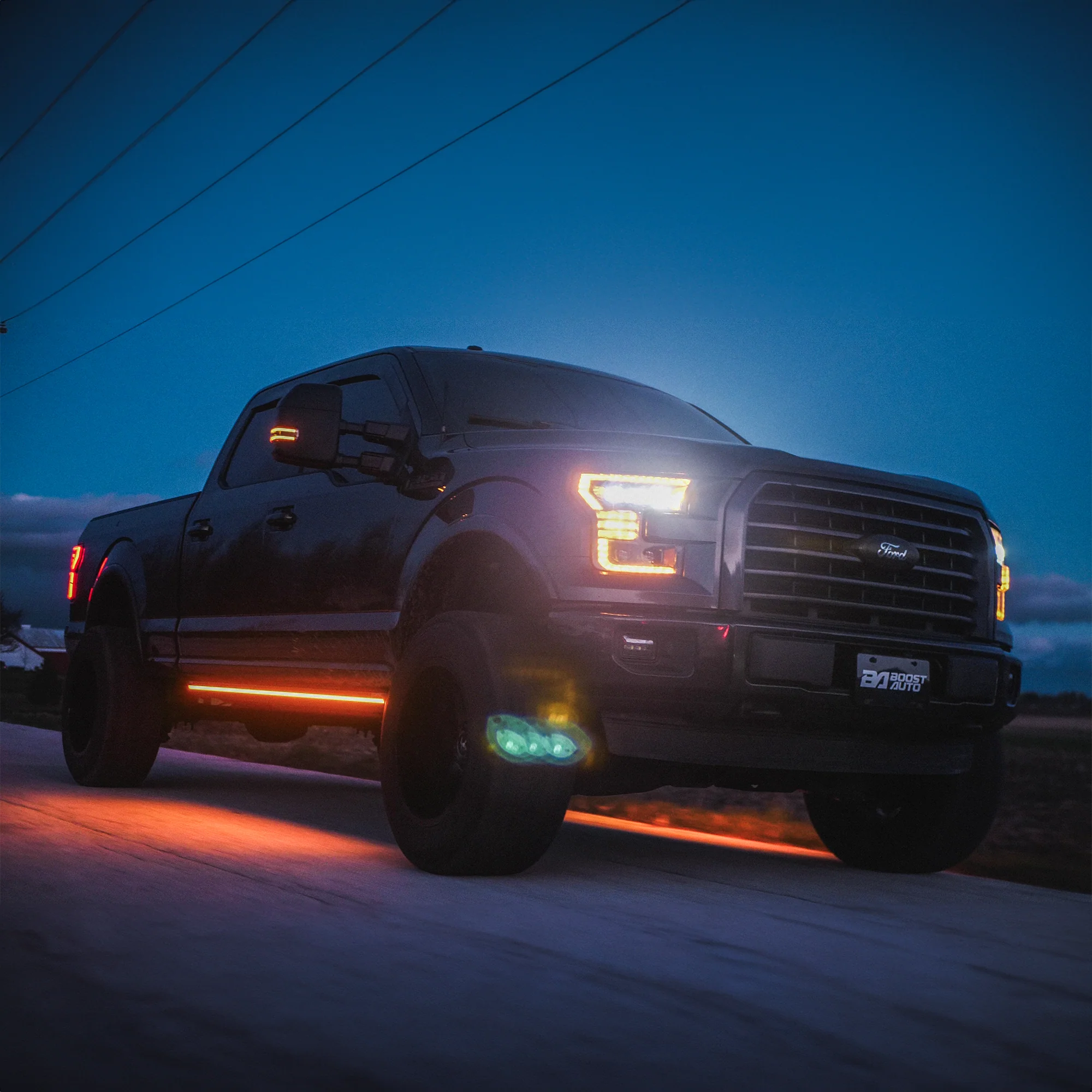 Lumastep M2 Powered Light Up Running Boards | 2015-2020 Ford F150 - Image 9