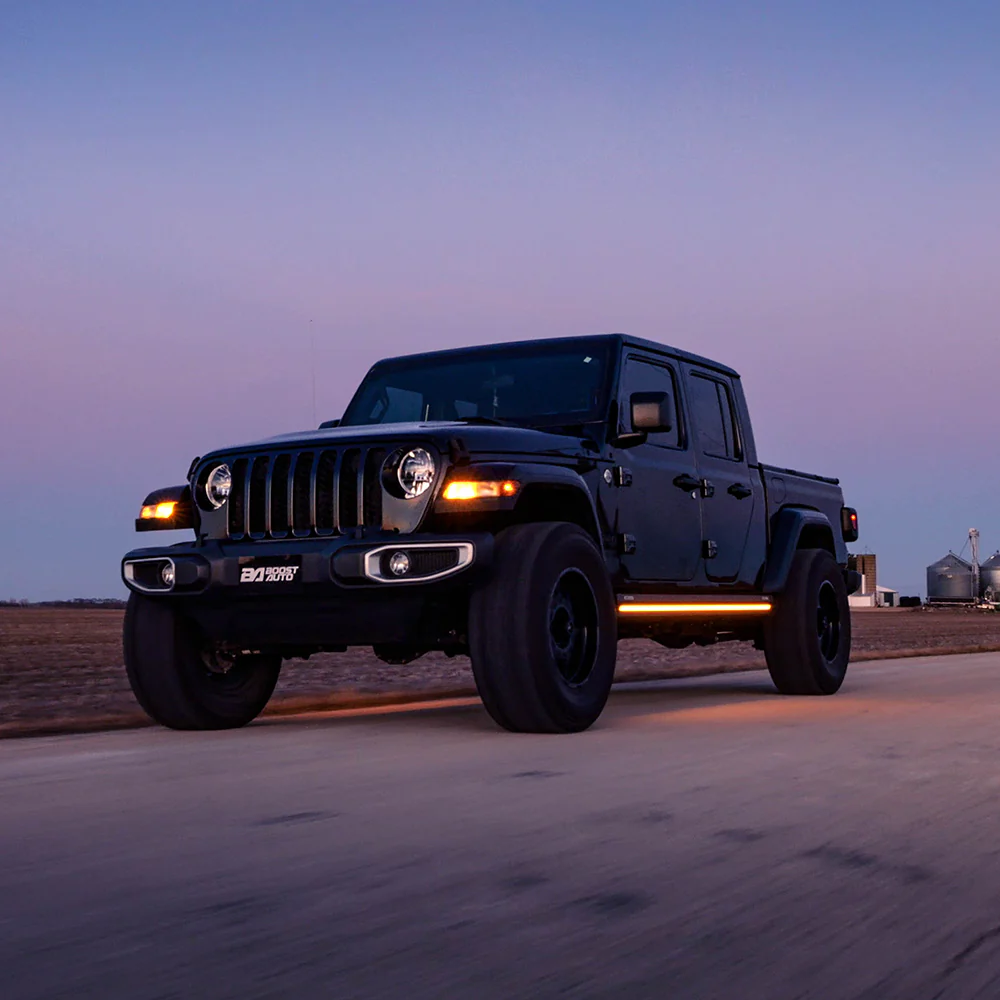 Lumastep M2 Powered Light Up Running Boards | 2020-2026 Jeep Gladiator JT - Image 6