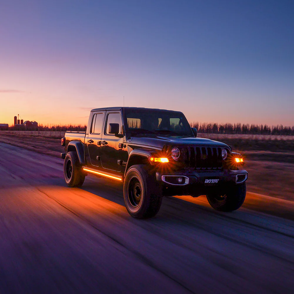 Lumastep M2 Powered Light Up Running Boards | 2020-2026 Jeep Gladiator JT - Image 8