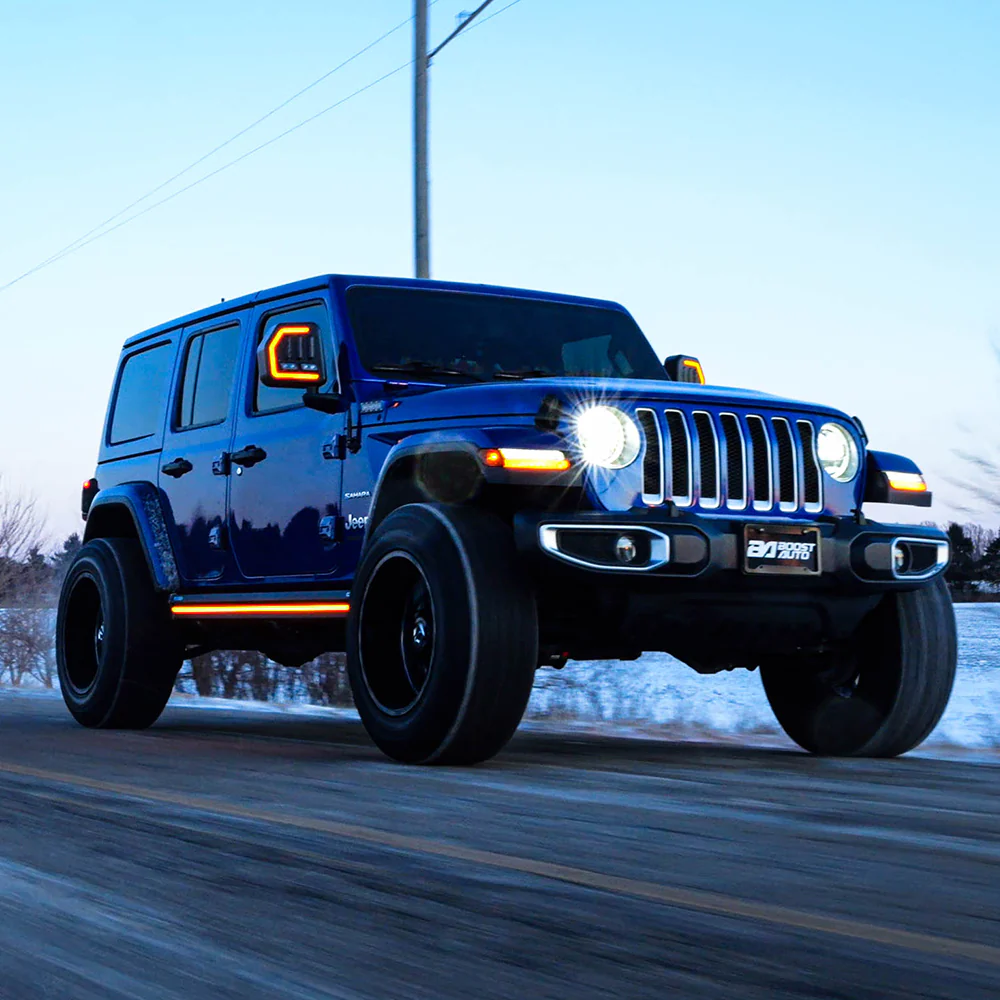 Lumastep M2 Powered Light Up Running Boards | 2018-2026 Jeep Wrangler JLU - Image 9