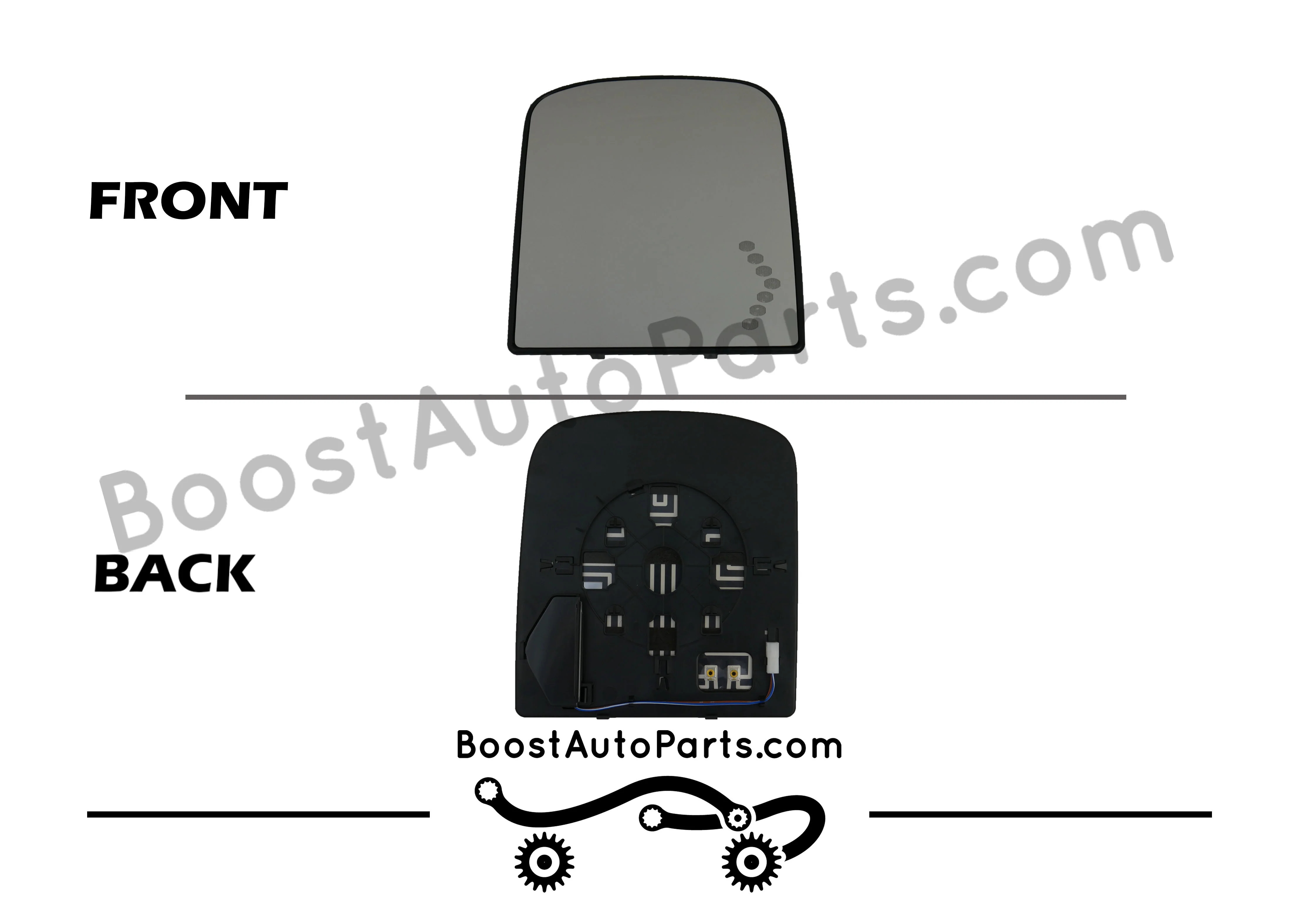 GM Older Style Upper Tow Mirror Glass - Image 5