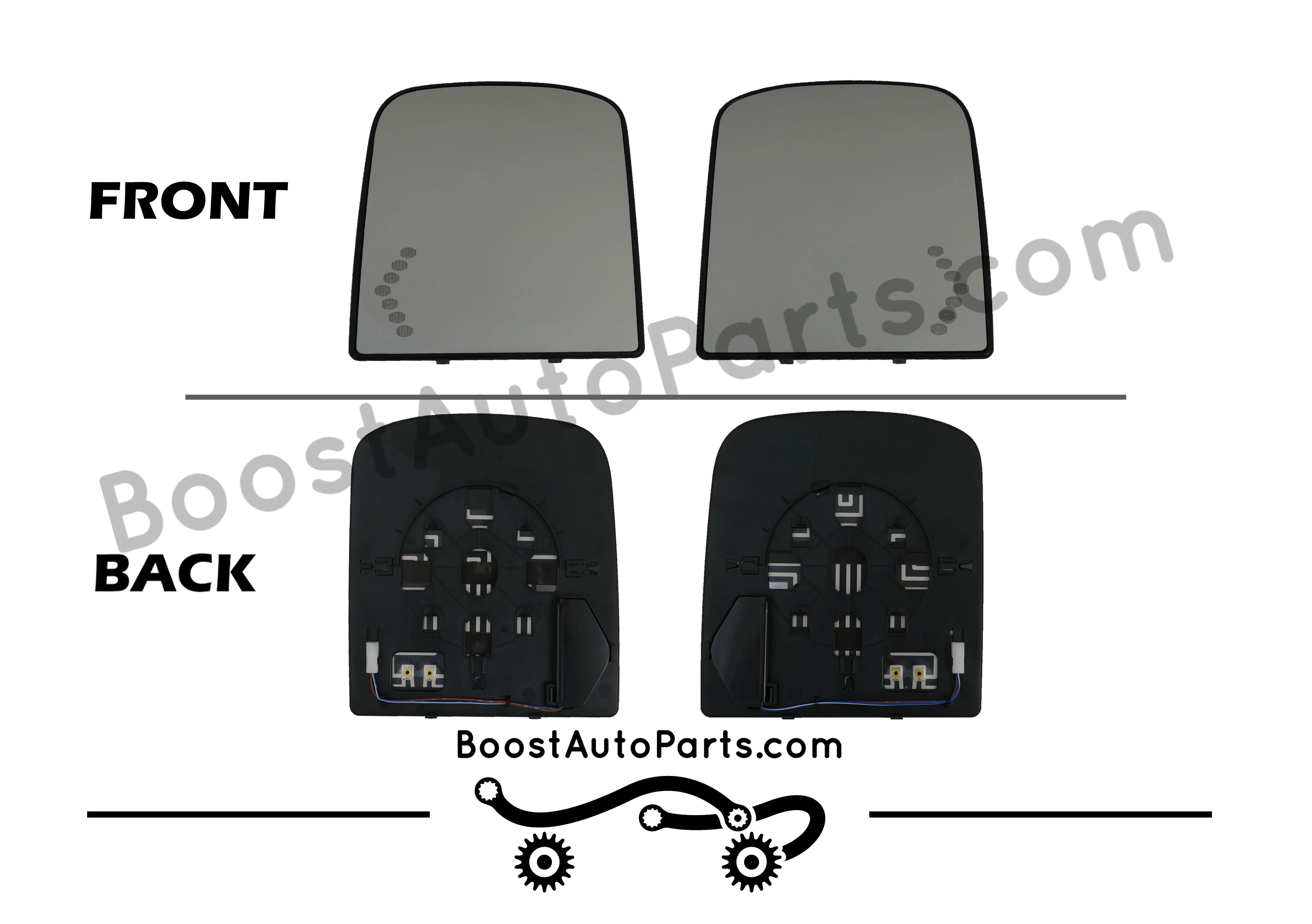 GM Older Style Upper Tow Mirror Glass - Image 6