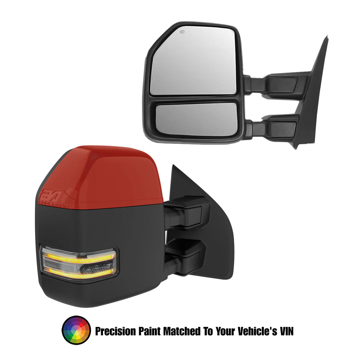 Ford F250/F350 Superduty 2023-2026 New Style Tow Mirrors - Image 2