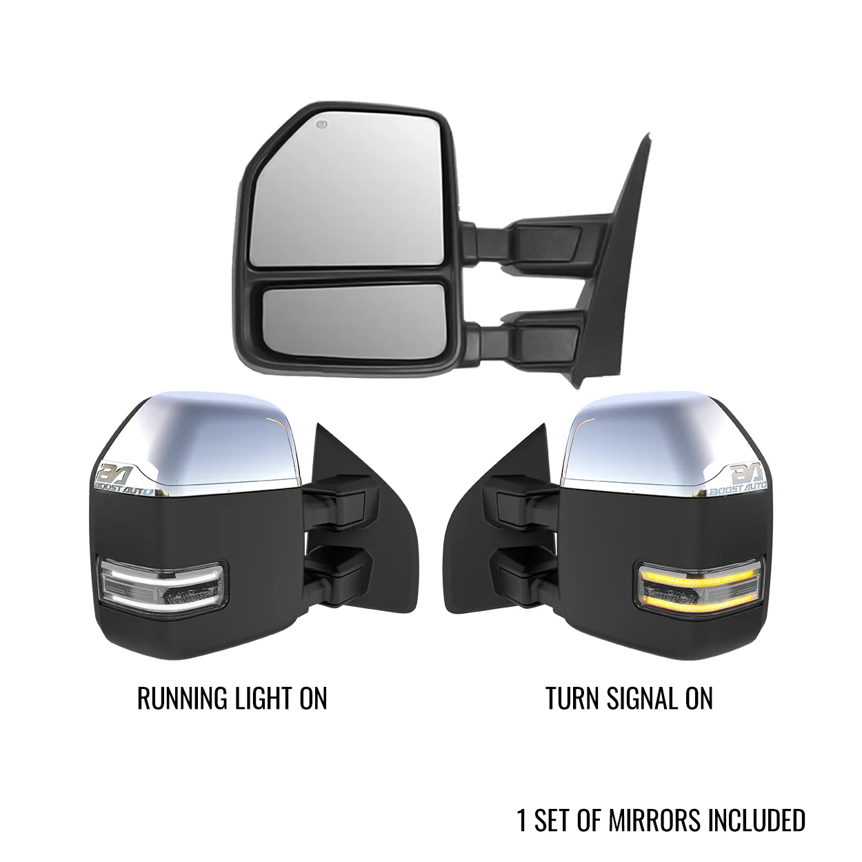 Ford F250/F350 Superduty (2017-2022) New Style Tow Mirrors - Image 7