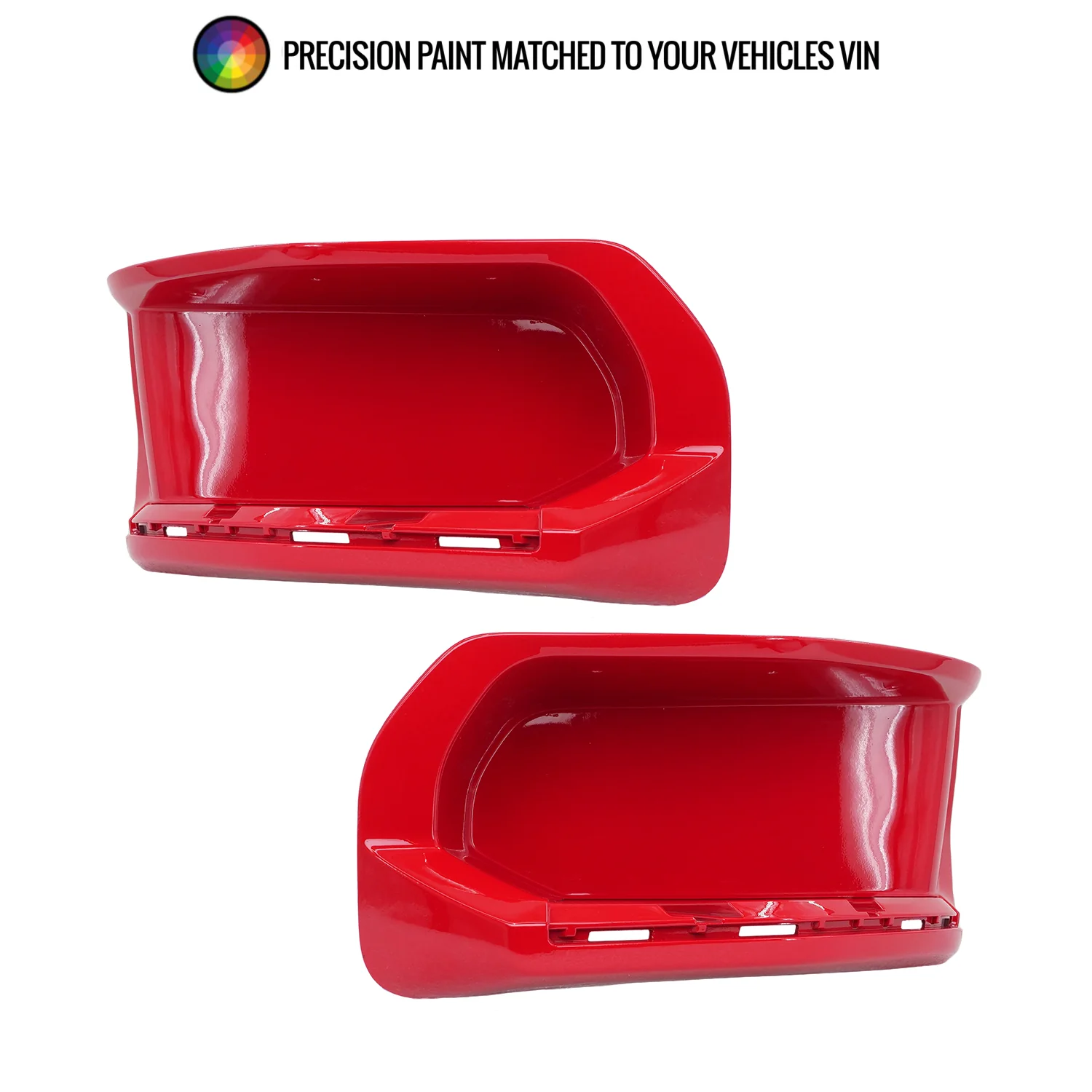 Painted Rear Bumper Step Bezels | 2019-2026 Chevy Silverado & GMC Sierra 1500 - Image 3