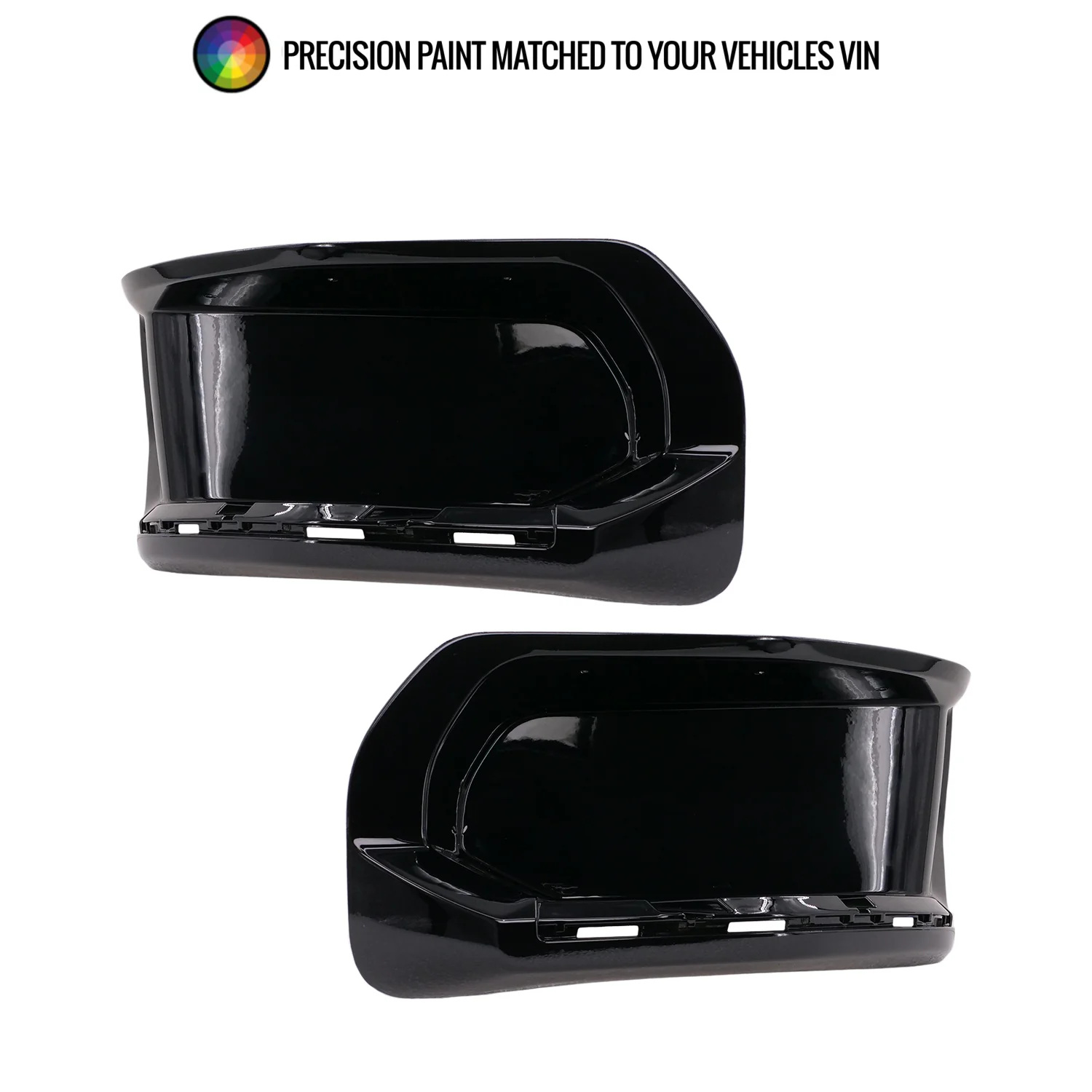 Painted Rear Bumper Step Bezels | 2019-2026 Chevy Silverado & GMC Sierra 1500 - Image 4