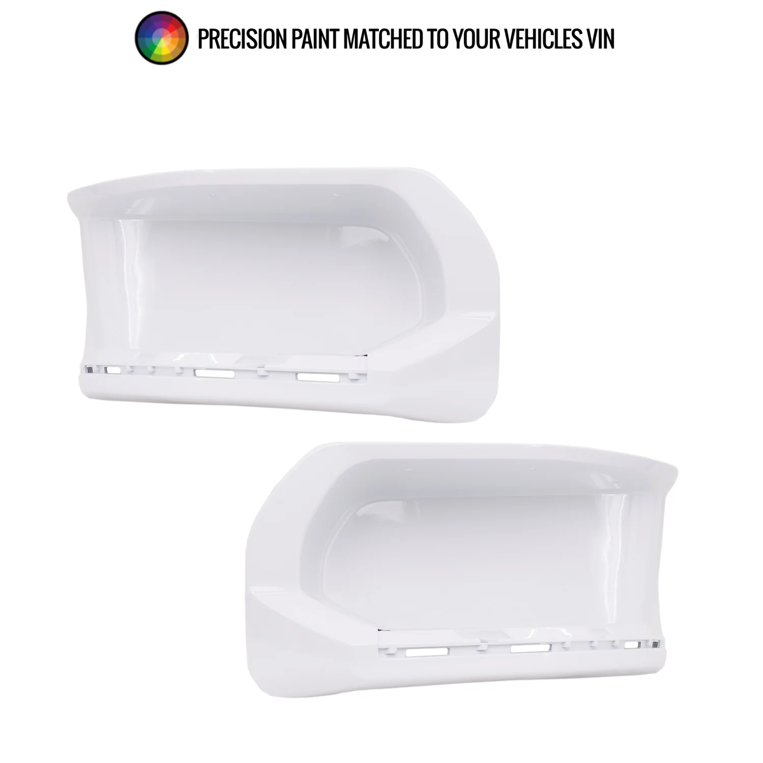Painted Rear Bumper Step Bezels | 2019-2026 Chevy Silverado & GMC Sierra 1500 - Image 5