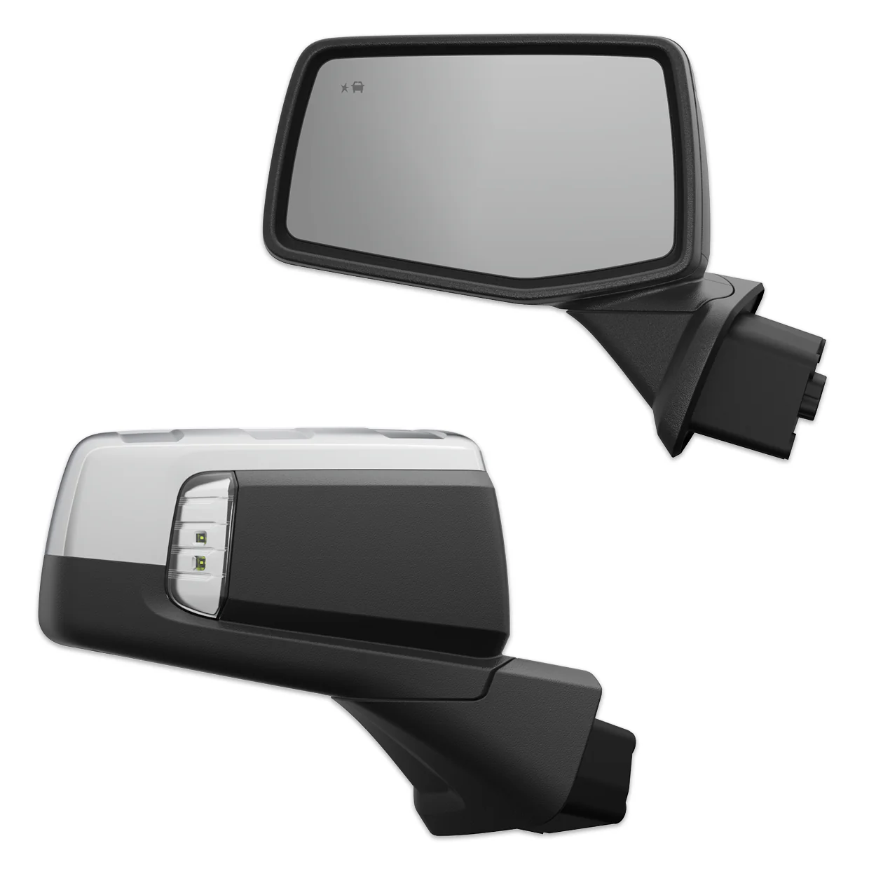 2019-2026 Chevy Silverado 1500 Power Folding Small Sport Mirrors - Image 4
