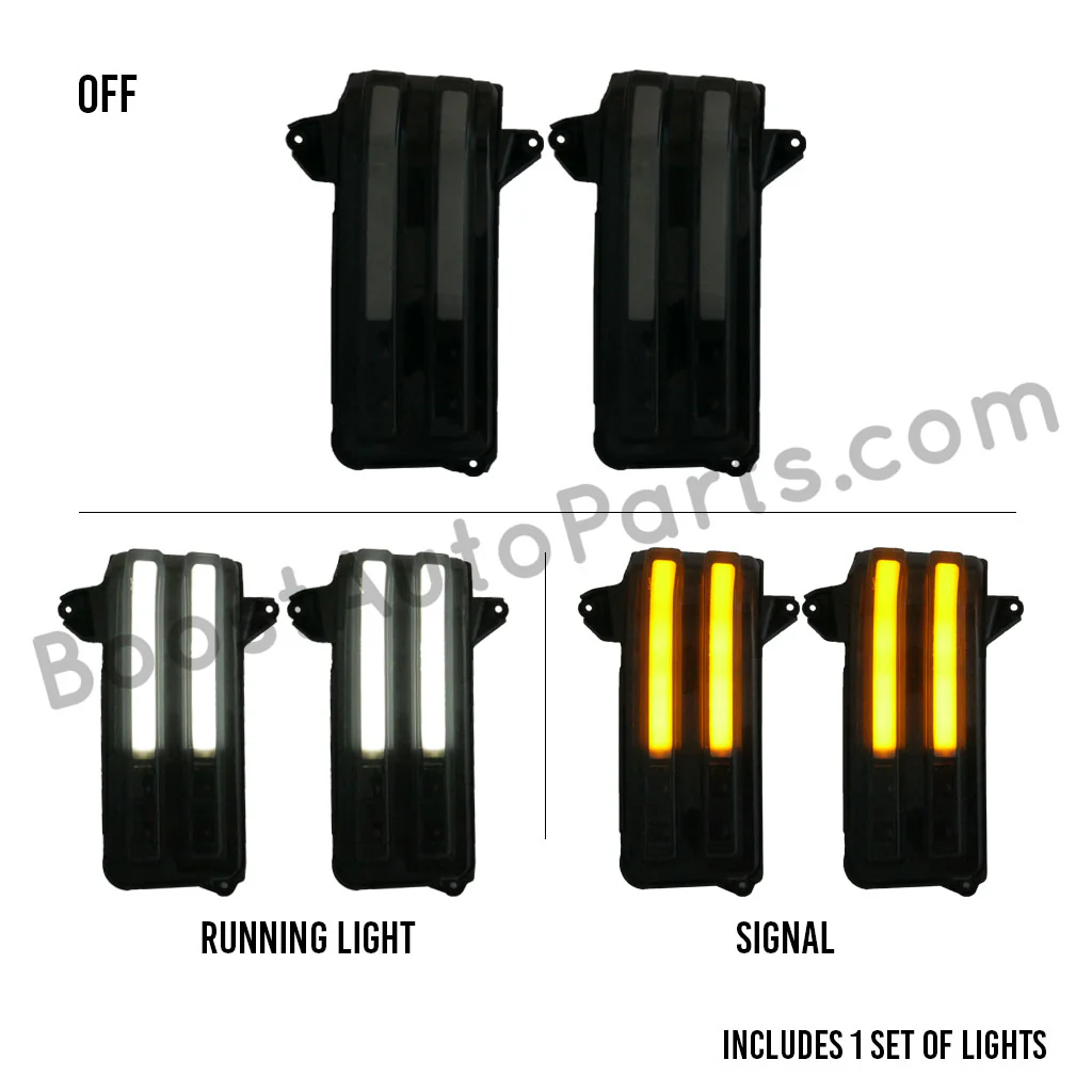 2019+ GM Silverado and Sierra Tow Mirror Marker Lights - Image 3
