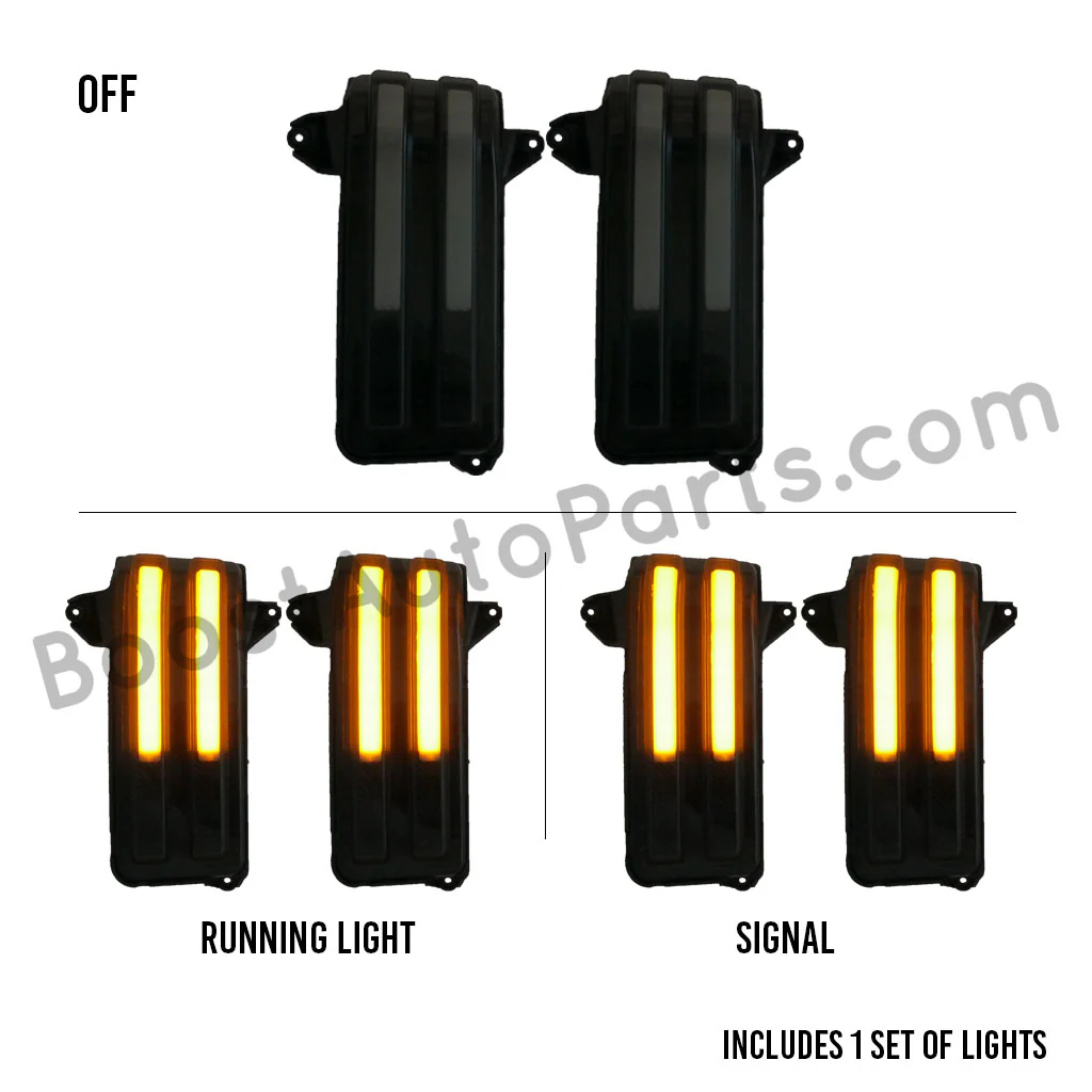2019+ GM Silverado and Sierra Tow Mirror Marker Lights - Image 4